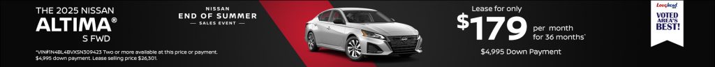 2025 Nissan Altima S FWD