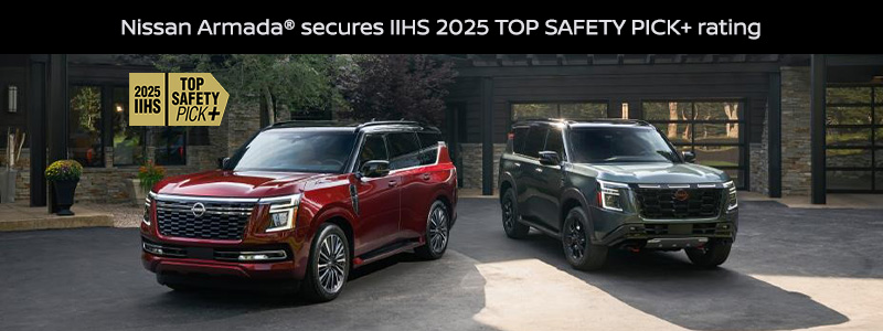 2025 Nissan Armada Earns IIHS TOP SAFETY PICK+