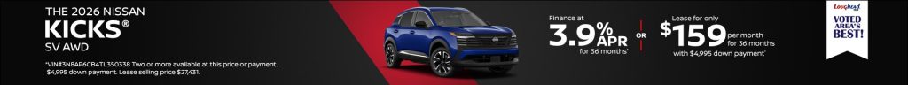 2026 Nissan Kicks SV AWD
