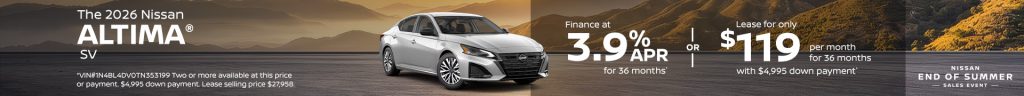 2026 Nissan Altima SV