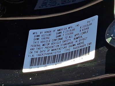 2017 Honda Accord Sedan EX-L