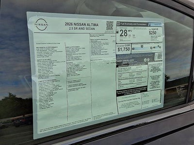 2026 Nissan Altima SR