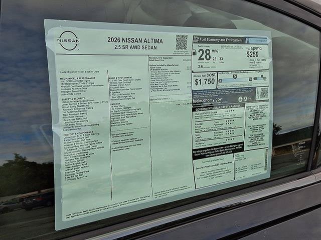 2026 Nissan Altima SR