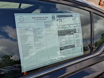 2026 Nissan Altima SR