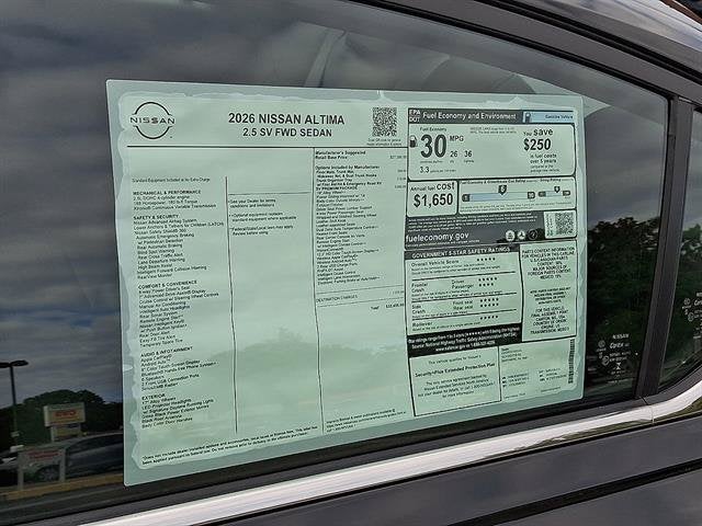 2026 Nissan Altima SV