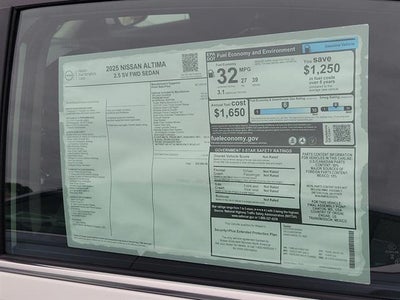 2025 Nissan Altima SV FWD