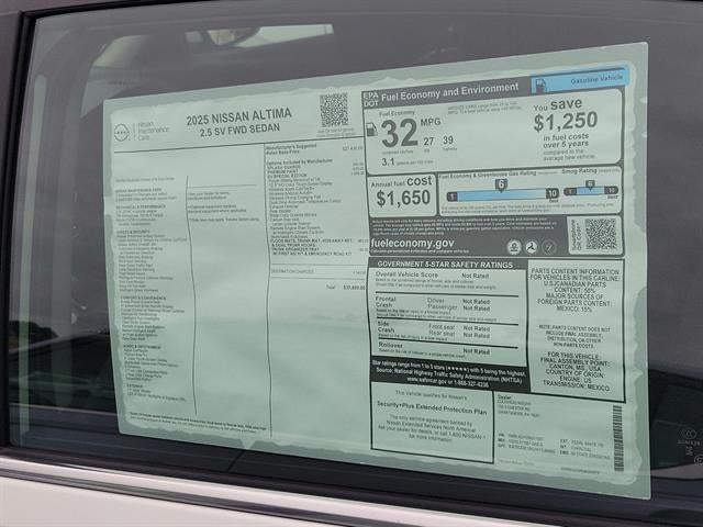 2025 Nissan Altima SV FWD