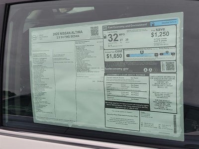 2025 Nissan Altima SV FWD