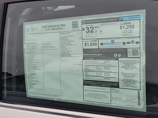 2025 Nissan Altima SV FWD