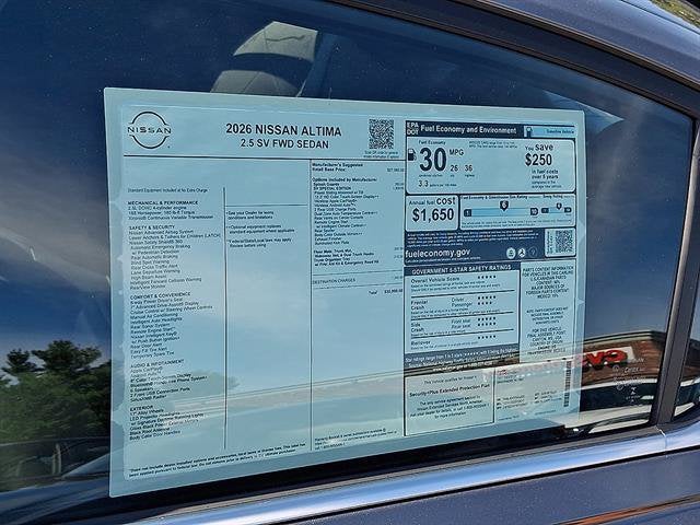 2026 Nissan Altima SV