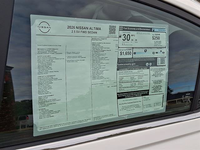 2026 Nissan Altima SV