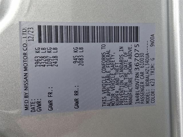 2024 Nissan Altima 2.5 SV