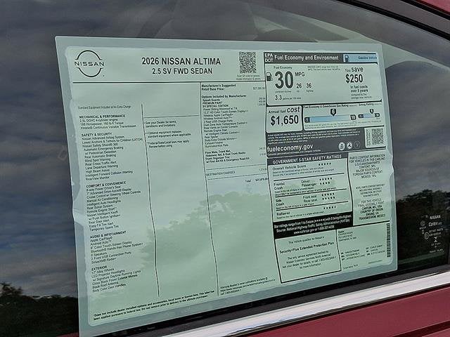 2026 Nissan Altima SV