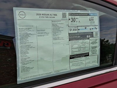 2026 Nissan Altima SV
