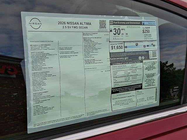 2026 Nissan Altima SV