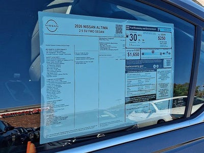 2026 Nissan Altima SV