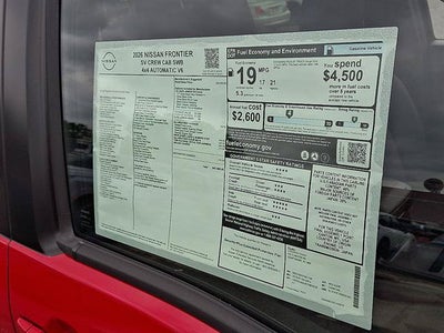 2026 Nissan Frontier SV