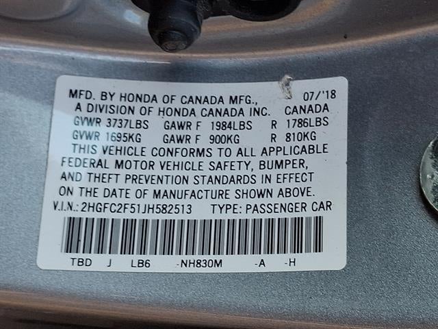 2018 Honda Civic Sedan LX