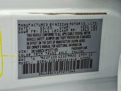 2023 Nissan Sentra SV 4dr Sedan