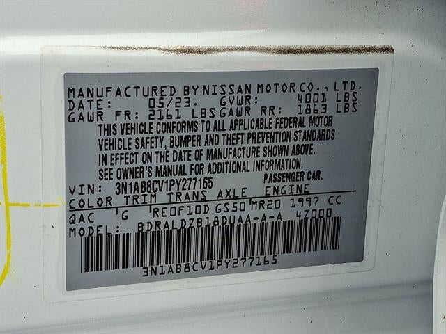 2023 Nissan Sentra SV 4dr Sedan