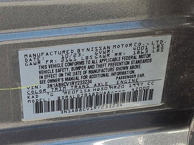 2024 Nissan Sentra SV