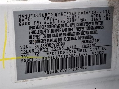 2023 Nissan Sentra SV