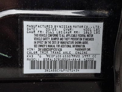 2023 Nissan Sentra SV
