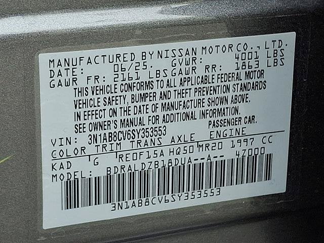 2025 Nissan Sentra SV