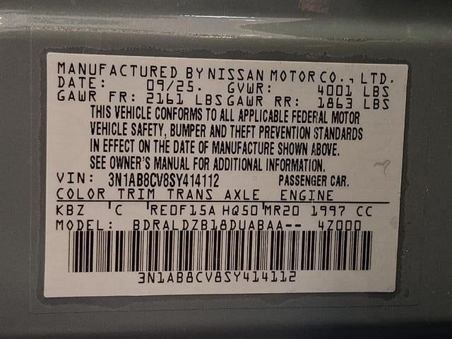 2025 Nissan Sentra SV