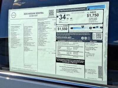 2025 Nissan Sentra SV