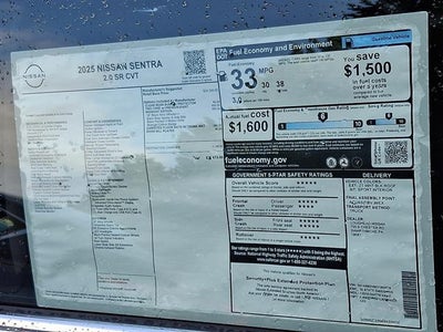 2025 Nissan Sentra SR