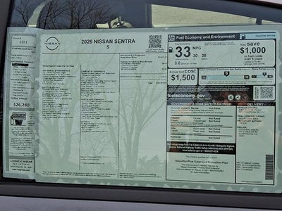 2026 Nissan Sentra S