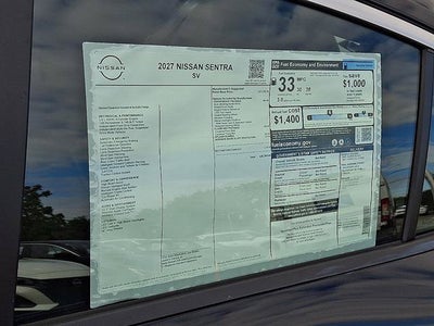 2027 Nissan Sentra SV