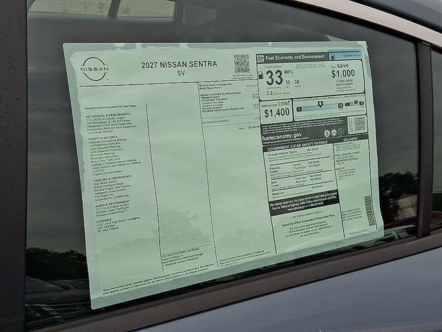 2027 Nissan Sentra SV