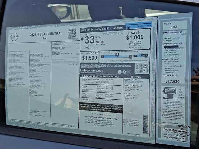 2026 Nissan Sentra SV