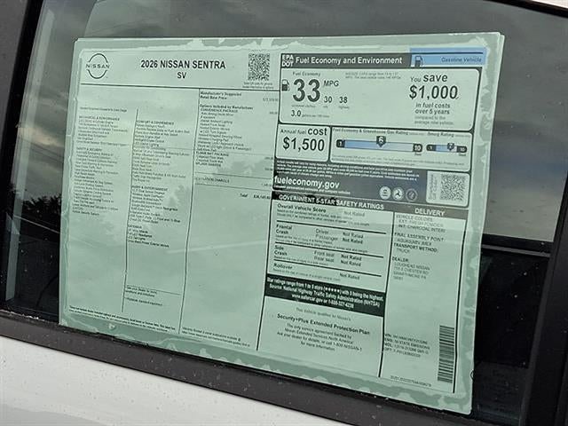 2026 Nissan Sentra SV