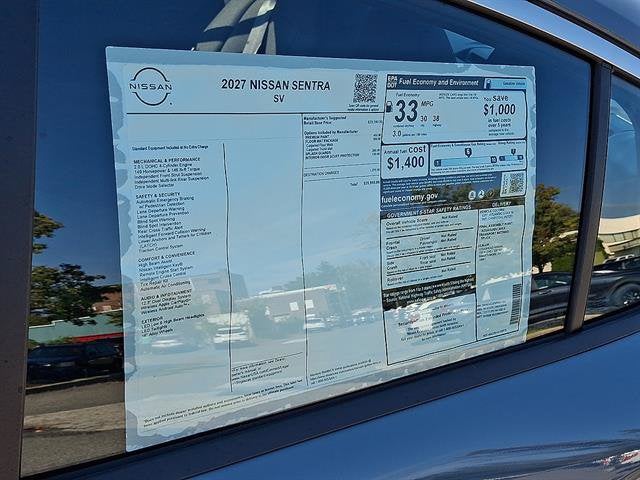 2027 Nissan Sentra SV