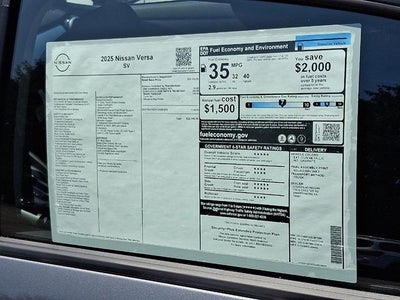 2025 Nissan Versa SV