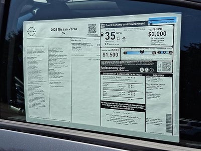 2025 Nissan Versa SV