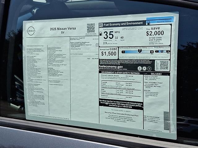 2025 Nissan Versa SV