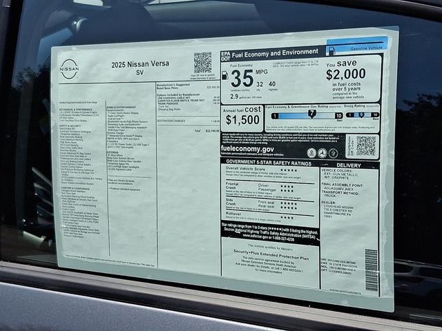 2025 Nissan Versa SV