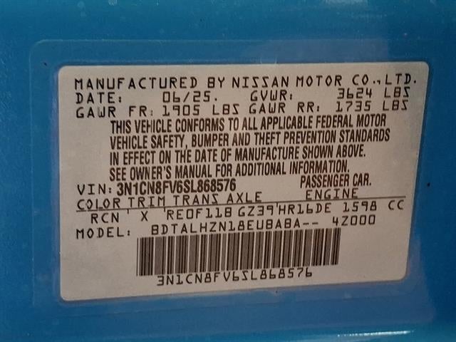 2025 Nissan Versa 1.6 SR