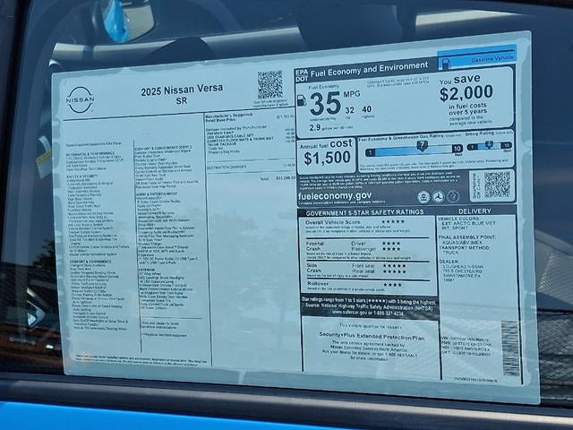 2025 Nissan Versa 1.6 SR