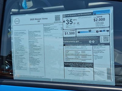 2025 Nissan Versa 1.6 SR