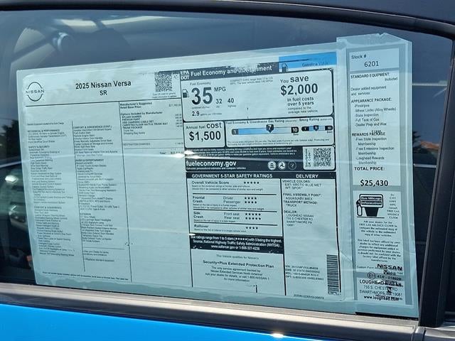 2025 Nissan Versa 1.6 SR