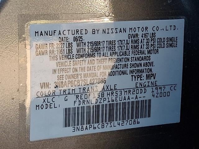 2025 Nissan Kicks SV Intelligent AWD