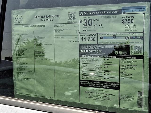 2025 Nissan Kicks SV Intelligent AWD
