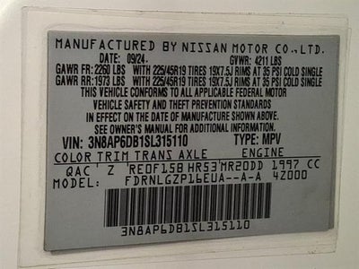 2025 Nissan Kicks SR Intelligent AWD