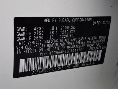 2023 Subaru Legacy Premium