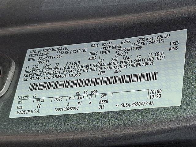 2021 Lincoln Corsair Standard